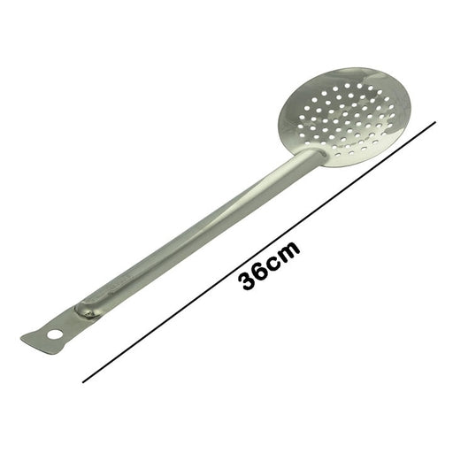 Stainless Steel Skimmer for Frying Puris, 36Cm Oil Strainer, Spoon