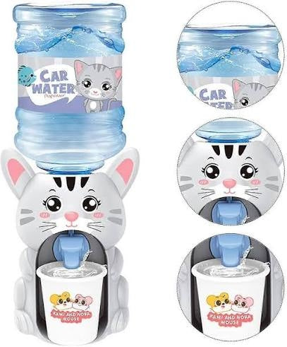 Mini Water Dispenser Toy for Kids /Refillable & Fun Pretend Play Toy for Boys & Girls