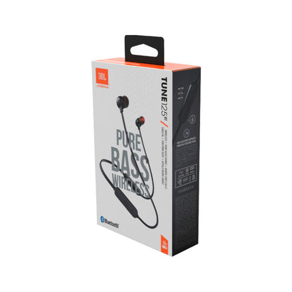 Tune 125BT by Harman in-Ear Bluetooth Headphone with Built-in Mic, 16 Hours Playtime, Bluetooth 5.0, Dual Connect and Quick Charging