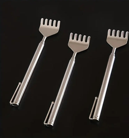 Retractable Back Scratcher Claw – Anti-Itch Telescoping Tool with Metal Shaft and PVC Grip