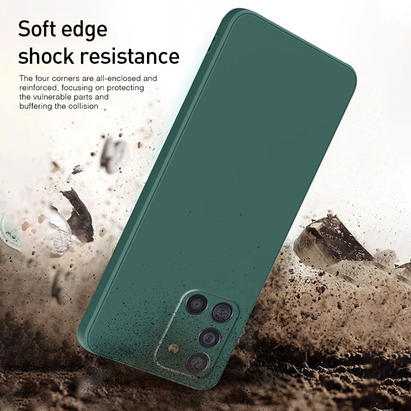 Liquid Silicone Shockproof Phone Case Cover For Galaxy A71