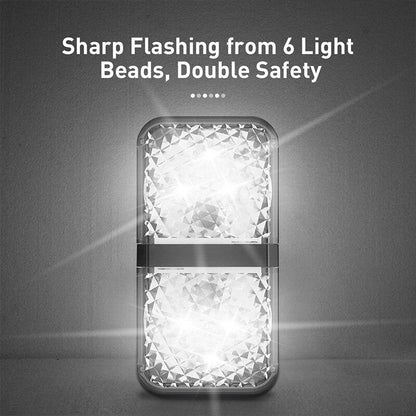 Baseus 2pcs 6 LEDs Car Opening Door Warning Light
