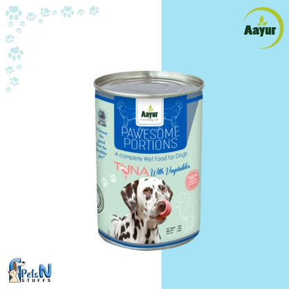 Aayur Tuna with Vegetables Dog Wet Food 380G
