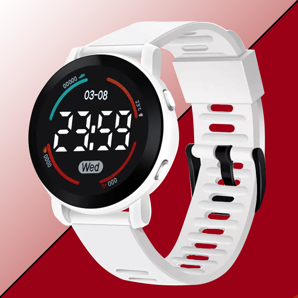 Unisex LED Digital Silicone Band Sports Belt Watch for Smart Men Boys Gents Ladies Unisex LED Watches