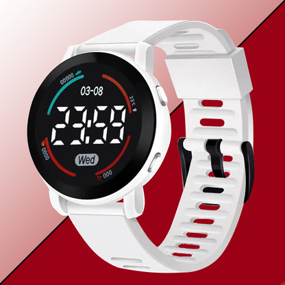 Unisex LED Digital Silicone Band Sports Belt Watch for Smart Men Boys Gents Ladies Unisex LED Watches