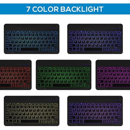 Mini Portable Bluetooth Keyboard P10 – Rechargeable Wireless Keyboard Compatible with IPad, IOS