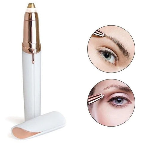 Rechargeable Eyebrow Hair Remover with LED Light for Women, Painless Hair Removal
