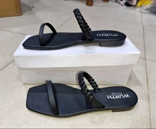 Ladies Flat Slippers – Comfortable Soft Slip-on Home & Everyday Fashion Footwear
