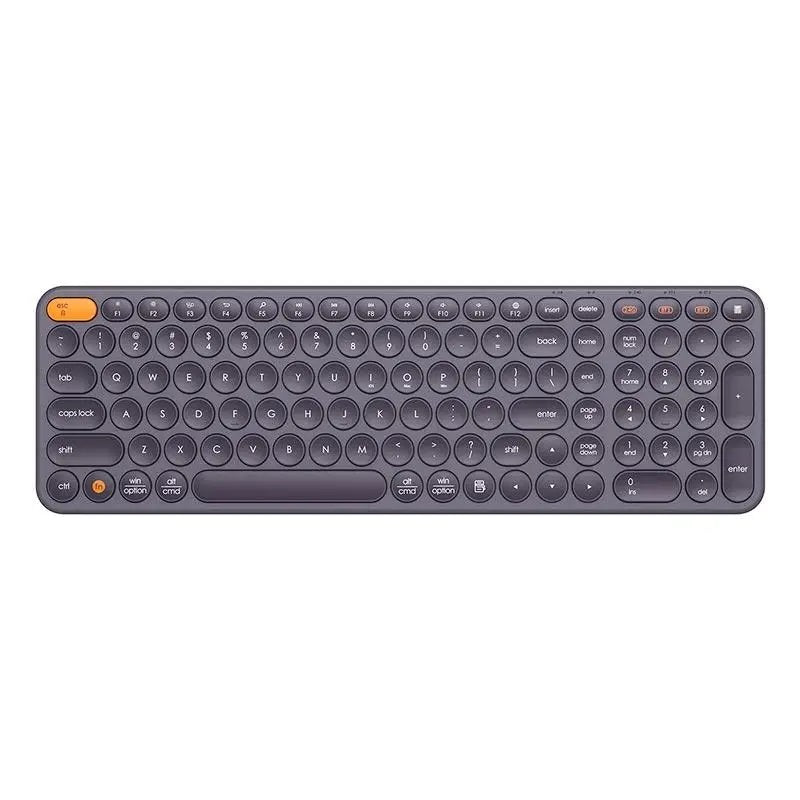 Baseus K01B Bluetooth Wireless Tri-Mode Keyboard for NoteBook Pad PC Tablet Laptop 84 Key Mini Slim Dual System 2.4G Silent K