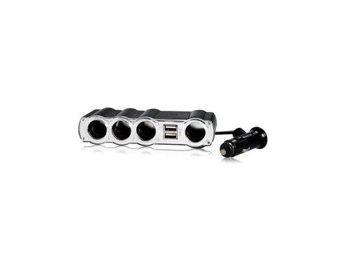 4 Way 12V Car Cigarette Lighter Socket Splitter 4 Socket WF-4008