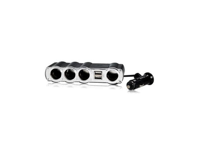 4 Way 12V Car Cigarette Lighter Socket Splitter 4 Socket WF-4008