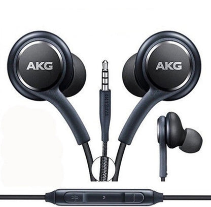 AKG Tuned Stereo Headphones for Android Phones with 3.5Mm Jack(A Grade)Black High-Quality Sound