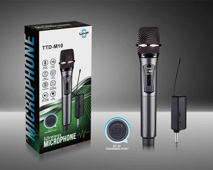 High Quality UHF TTD-M10 Single Wireless Rechargeable Microphone