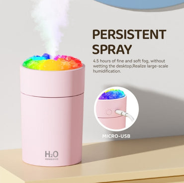 Hot Sale Crystal Rock Colorful Marquee Nano Atomizer Water Replenishing Instrument Intelligent