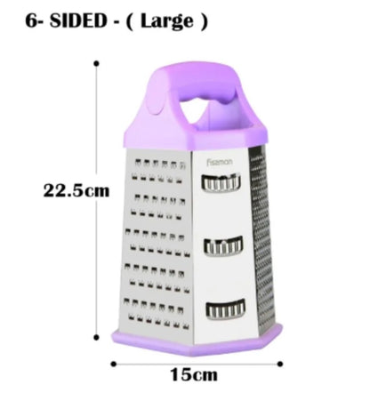 6 Slided Stainless Steel Grater
