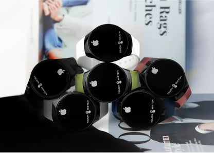 Women Apple Logo Touch Watch LED