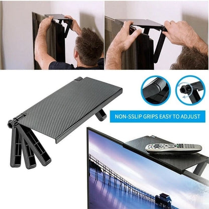 Computer / TV Screen Top Shelf Adjustable Screen Caddy