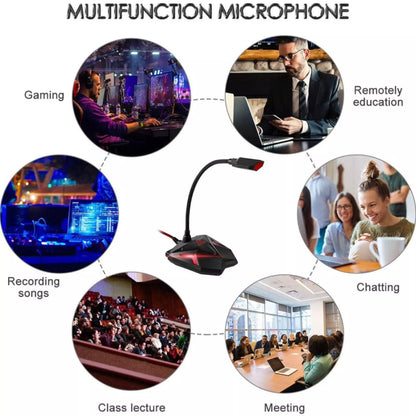 Yanmai G55 Capacitive USB Gaming Microphone with LED Indicator