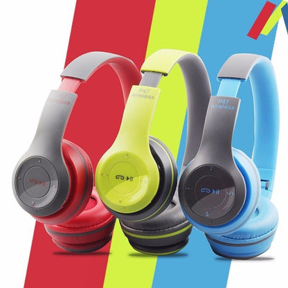 P47 Bluetooth 4.1 Headphone Wireless Headband Earphone Hands Free Music Headset with MF/TF & AUX Por