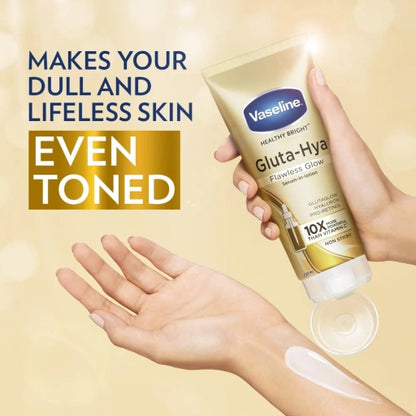 Vaseline Gluta-Hya Serum Burst UV Lotion Flawless Glow 300Ml