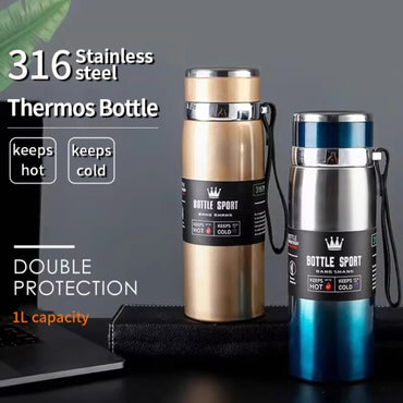 Stainless Steel 316 Thermos Vacuum Water Bottle Flask 1000 ML
