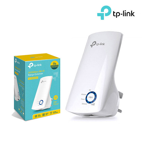 TP-Link TL-WA850RE Single_Band 300Mbps RJ45 Wireless Range Extender, Broadband/Wi-Fi Extender, Wi-Fi Booster/Hotspot with 1 Ethernet Port, Plug and Play, Built-in Access Point Mode, White