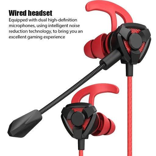 Wired Gaming Earbuds with Mic – Headphones for PUBG, PS4, PC, Phone & Laptop
