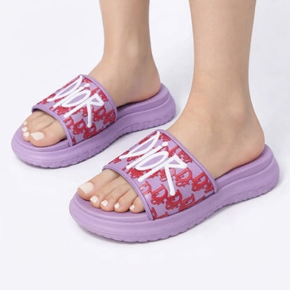 💜 Girls Lavender Fashion Heel  Slide