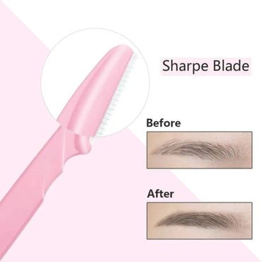 Portable Tinkle Eyebrow Razors - Pack Of 3