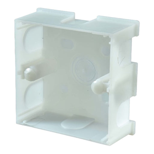 Single Sunk Electrical Component Housing Box with Secure Installation