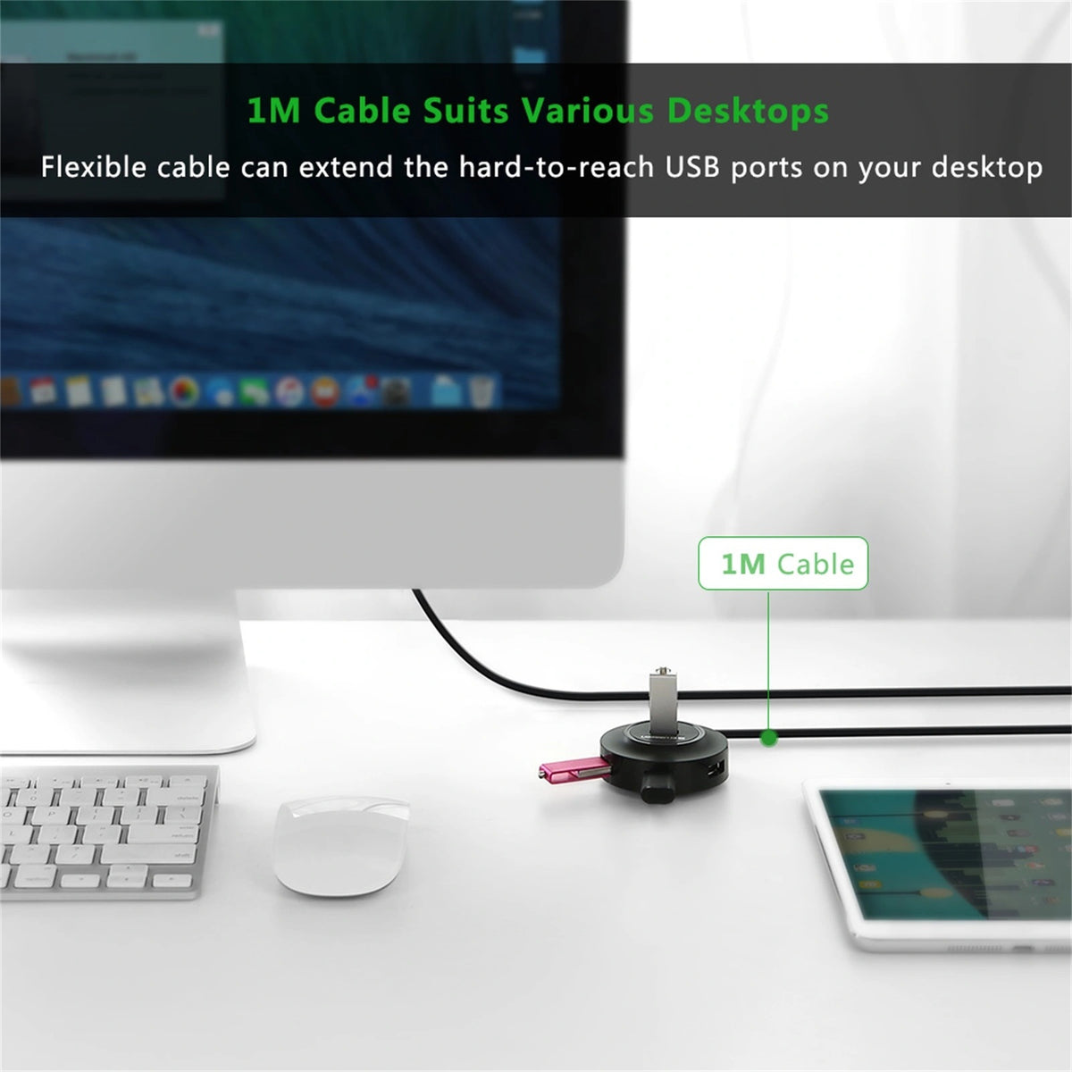 UGREEN USB to USB 2.0 4 Ports HUB – CR106 - 20277
