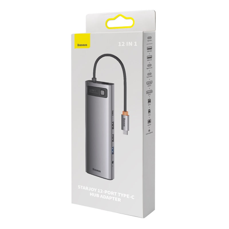 Baseus Starjoy Series 12in1 Multifunctional Type C Hub Adapter