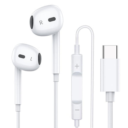 USB-C Wired Earphones for IPhone 15/16 Plus Pro Max Type-C Headphones
