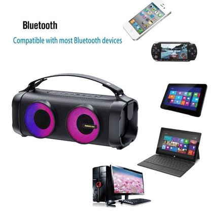 REMAX RB-M26 Outdoor Hand Lifted Double Terminal Bluetooth Speaker Plaza Dance Sports Portable Sound