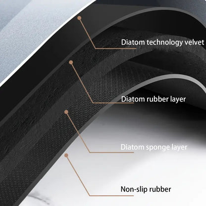 Non-Slip Bathroom Mat, Safety Shower Mat, Massage Mat, Floor Drain Suction Cup, Bathroom Mat