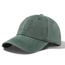 Premium 100% Cotton Solid Color Baseball Cap | Washable Unisex Sport Visor Snapback Hat