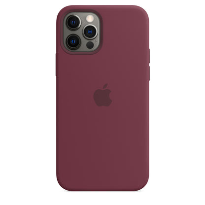 Fully Covered Soft Silicone Case For IP 12 MINI  / 12 PRO / 12 PRO MAX ( with Logo )
