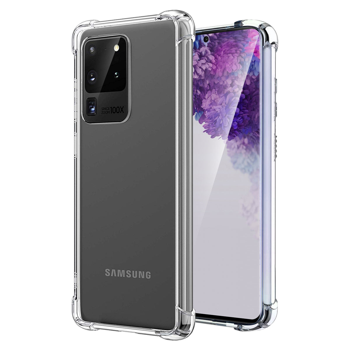 Samsung Galaxy S20 Ultra Transparent Case Shockproof Silicone Clear Casing Airbag