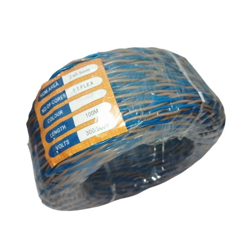 TT Wire 100 M 2Mm / 0.50Mm / Twisted Twin