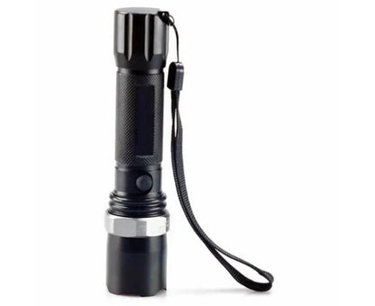 SWAT Flashlight Rechargeable 3.7V LED Heavy Duty Torch Ideal for Tactical and Outdoor Needs
