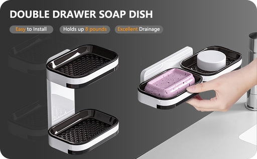 Double Drawyer Soap Rack