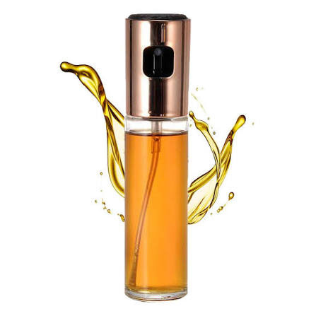 Premium Glass Oil Spray Bottle for Kitchen & BBQ | Leakproof Olive Oil & Vinegar Dispenser
