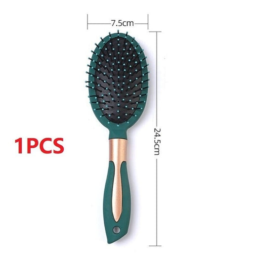 4Pcs Anti-Static Air Cushion Hair Comb Set – Scalp Massage & Smooth Styling Brushes