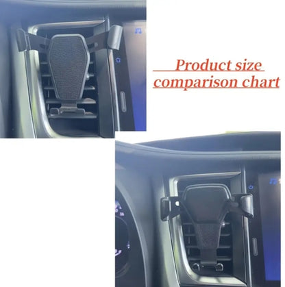 Car Navigation Mobile Phone Holder Car Air Outlet Anti Shaking Gravity Car Holder Factory Mobile