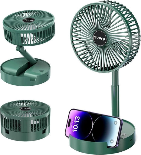 Telescopic Folding Fan Rechargeable