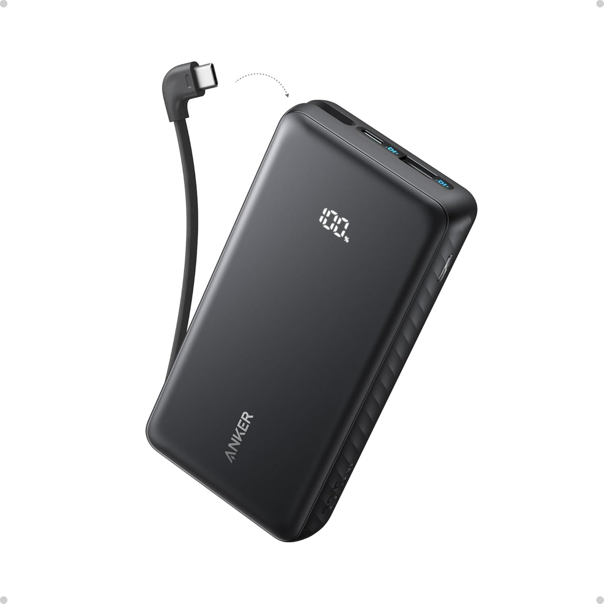 Anker A110E Zolo Power Bank, 20k, 22.5W Max, USB-C In and Out Fast Charging Battery Pack, Slim Travel Essential Phone Power B