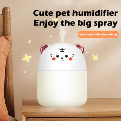 250ML Cute Pet Mini USB Air Humidifier – Ultrasonic Mist Diffuser for Car & Home