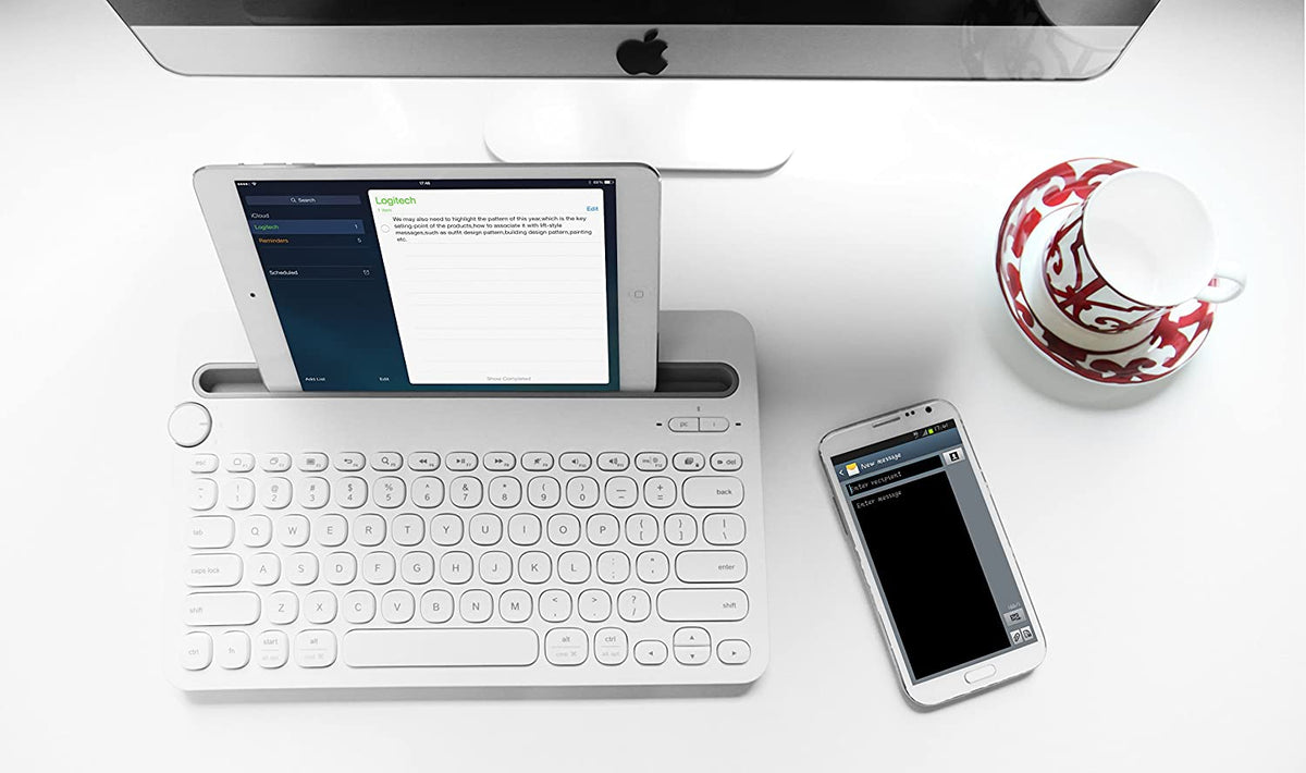 Logitech - K480 Bluetooth Multidevice Keyboard