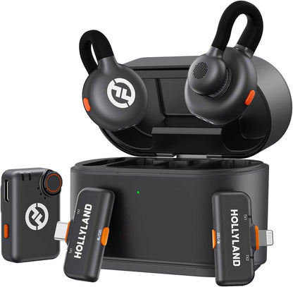 Hollyland Lark M2S Ultimate Combo (Camera RX+USB-C RX+Lightning RX) Wireless Lavalier Microphone