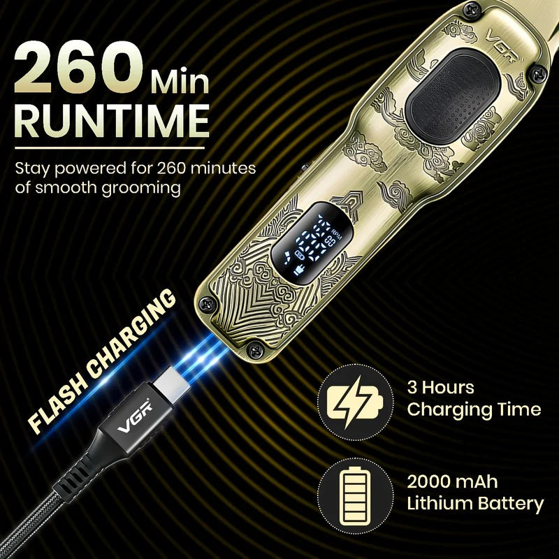 VGR V-954 Professional Cordless Hair Trimmer For Men